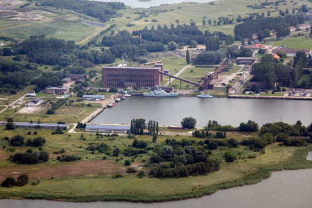 Peenemünde - med kraftværket i centrum