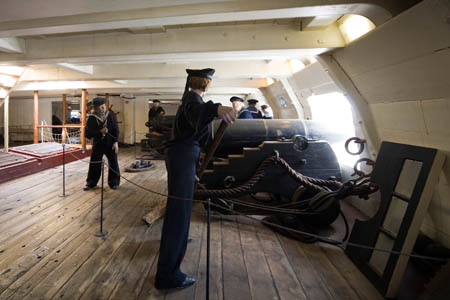 Kanon på Fregatten Jylland