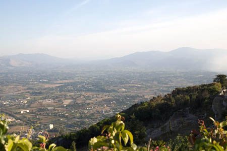 Udsigt fra Monte Cassino