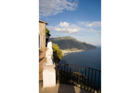 Ravello, udsigt fra Villa Cimbrone